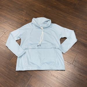 ATALBOTS ON THE MOVE DRAWSTRING COWLNECK PULLOVER SZ/S